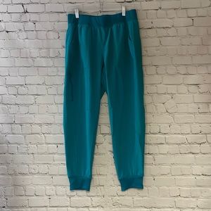 Cherokee Allura Turquoise Blue Scrub Jogger Bottoms Medium Petite